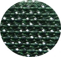 Fire polished beads 04mm, emerald, packing 60 pcs