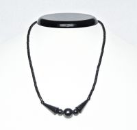 Natural hematite necklace, length 45 cm