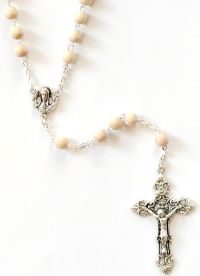 Catholic rosary wooden 7mm